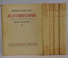 ROLLAND.Jean-Christophe.Ill. de bois dess. et gravés par Frans Masereel.T. I -VI