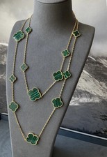 Sautoir 16 Motifs Trèfles