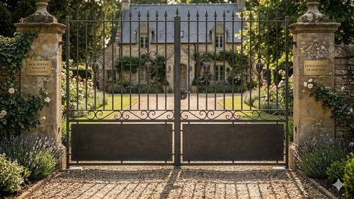 Portail coulissant acier - portail,