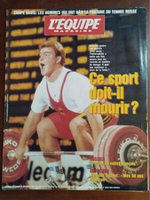 L'Equipe Magazine du 25/11/1995; Haltérophilie; 64 cas positif/ Coupe Davis