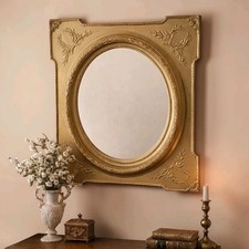 Miroir Louis XVI Doré 80cm