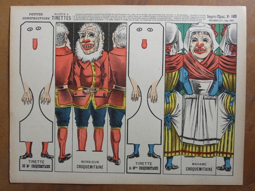 Paper model subjects pulls