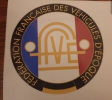 Sticker FFVE French Federation of Vintage Vehicles