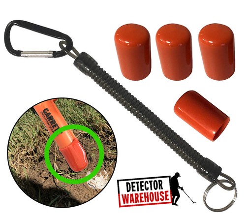 Orange pinpointer cap tip - 4,