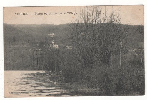 Rare cpa vignieu étang - rare,