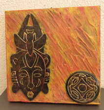 TABLEAU MASQUE AFRICAIN 20 X