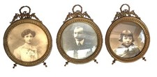 3 ANCIENS CADRES RONDS EN