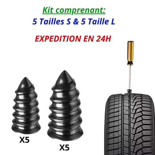 Kit réparation crevaison - kit, pneu