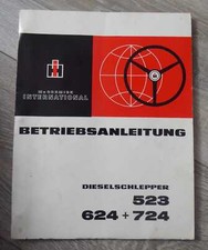 MC Cormick IHC Tractor 523 + 624 + 724 Operating Instructions