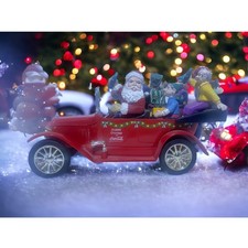 Coca Cola Holiday Touring Car With Santa and Elves 1998 Christmas Decor