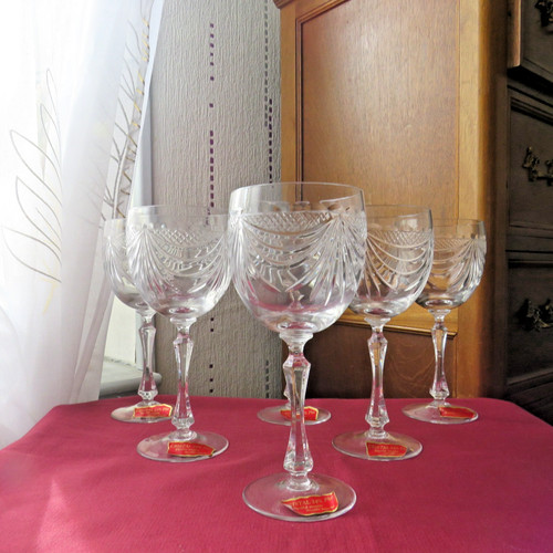 Verres vin rouge en - 6, a