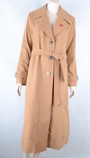 Desigual Manteau long Laine mélangée Femme 38 M camel