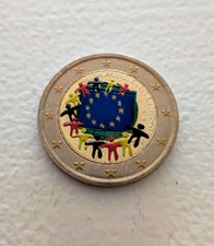 BELGIQUE 2015  - 2 EUROS - DRAPEAU EUROPEEN - COULEUR COLORED COLOR IN FARBE