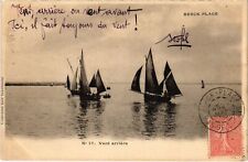 Old postcard Berck-Plage rear wind (1274349)