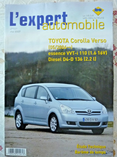 Revue technique toyota corolla - revue,