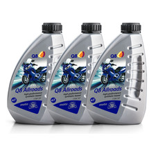 3 LITERS ENGINE OIL Q8 ALLROADS 10W40 4T MOTORCYCLE API SN JASO MA2