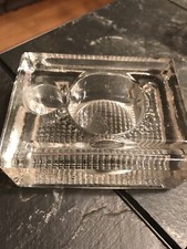 Lead Glass Inkwell Stand