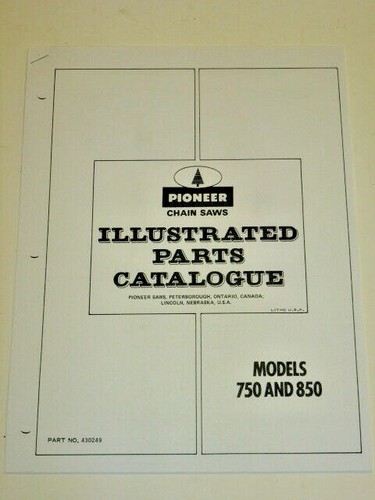 Pioneer model 750 850 - model,