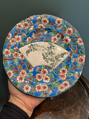 Assiette emaux longwy - assiette,