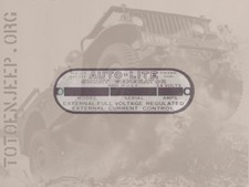 PLAQUETTE DATA PLATE