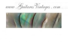 Rectangle de nacre naturelle