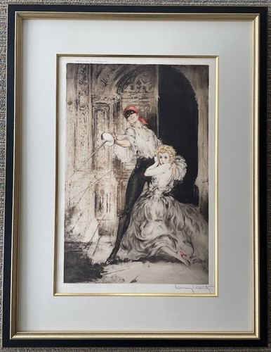 Gravure louis icart don - louis,