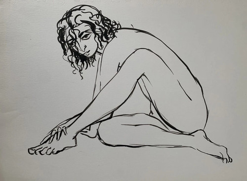 Très beau dessin - dessin, nu