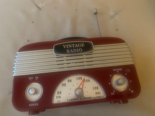 Radio style vintage rouge - ,