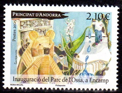 Timbre andorre français - timbre,