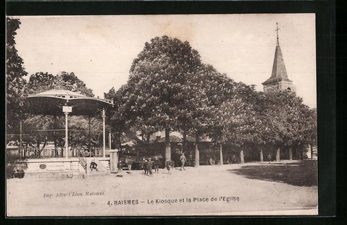Cpa raismes kiosque et - le, la