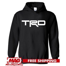 TOYOTA TRD HOODIE WHITE Racing Development Sweatshirt Tacoma Sport Pick Up Truck
