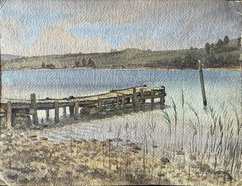 Tableau aquarelle girardot - tableau,