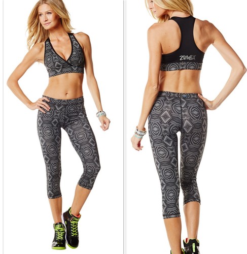 Zumba 2pc set aztec capris - zumba, 2pc.set!!