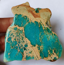 210,90 ct. dalle naturelle polie turquoise du lac Carico pierre précieuse...