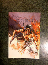 COMANCHE FURIE REBELLE  HERMANN GREG  BD  carte postale postcard 