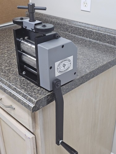 Penny press machine with - press, 3