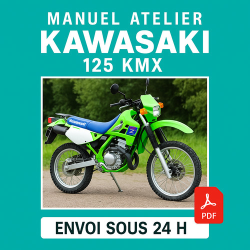 Manuel atelier kawasaki kmx125 - atelier,