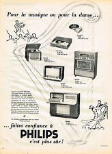 1953 PHILIPS ADVERTISING 094 ADVERTISING Turntable Radio