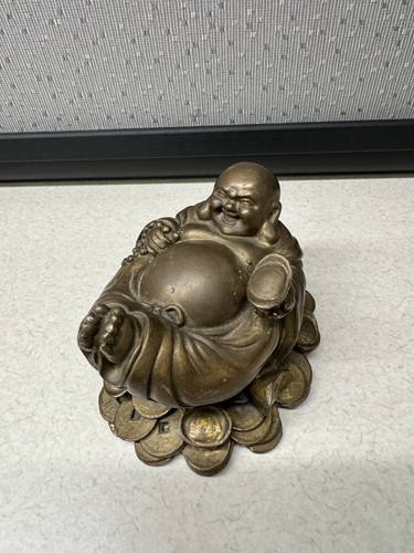 Vintage bronze laughing - bronze,