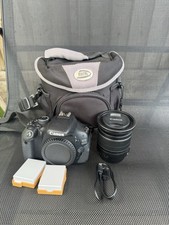 Canon EOS 600D 18MP DSLR Camera Black  + Travel Case 