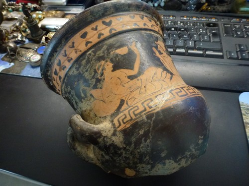 Antique poterie col - de, vase