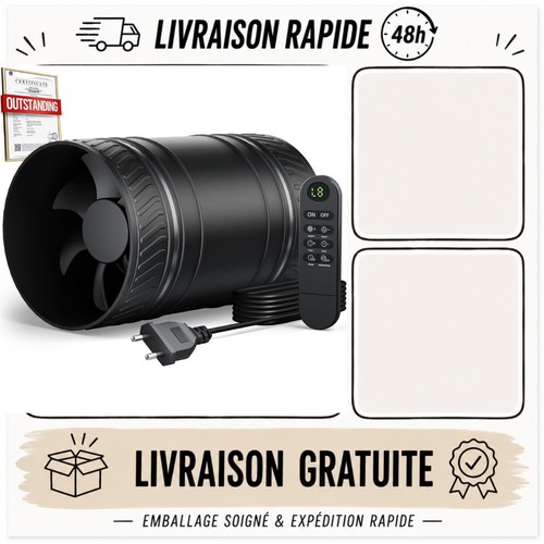 Extracteur air gainable 100 - gainable,
