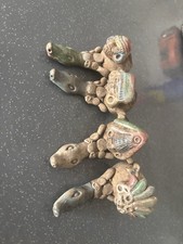 Lot de 4 pipes en terre cuite