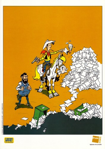 Libris lucky luke - ex-libris, bd