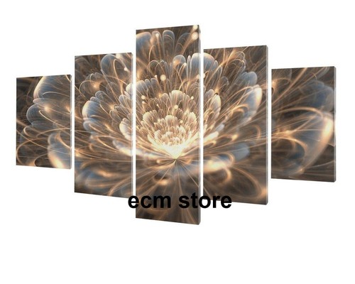 Tableau fleur fractale aux - fleur,