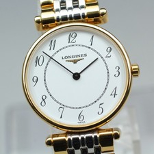 Longines Grand Classic L4.135.2 White Dial Quartz Women's Watch w/Extra Links