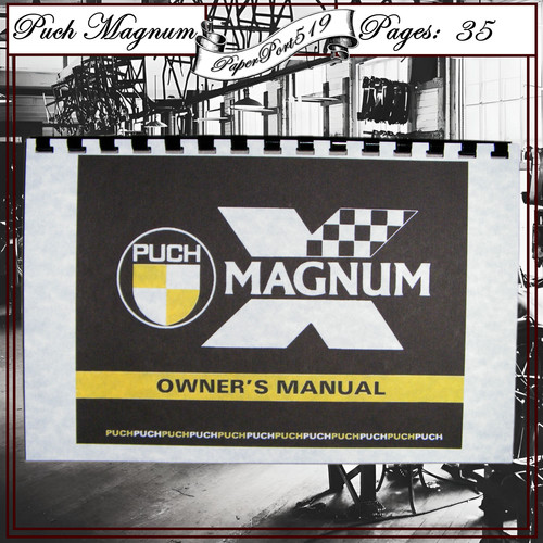 Puch magnum owners manual - puch,