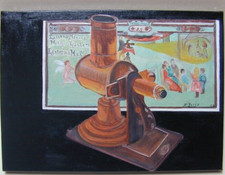 MAGIC LANTERN PAINTING acrylic painting on canvas