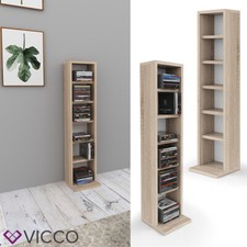 Étagère CD VICCO Étagère DVD murale blanche Étagère suspendue Étagère à livres 