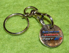 Porte clés jeton de caddie Air Inter Europe Fret neuf   Keyring  Portachiavi